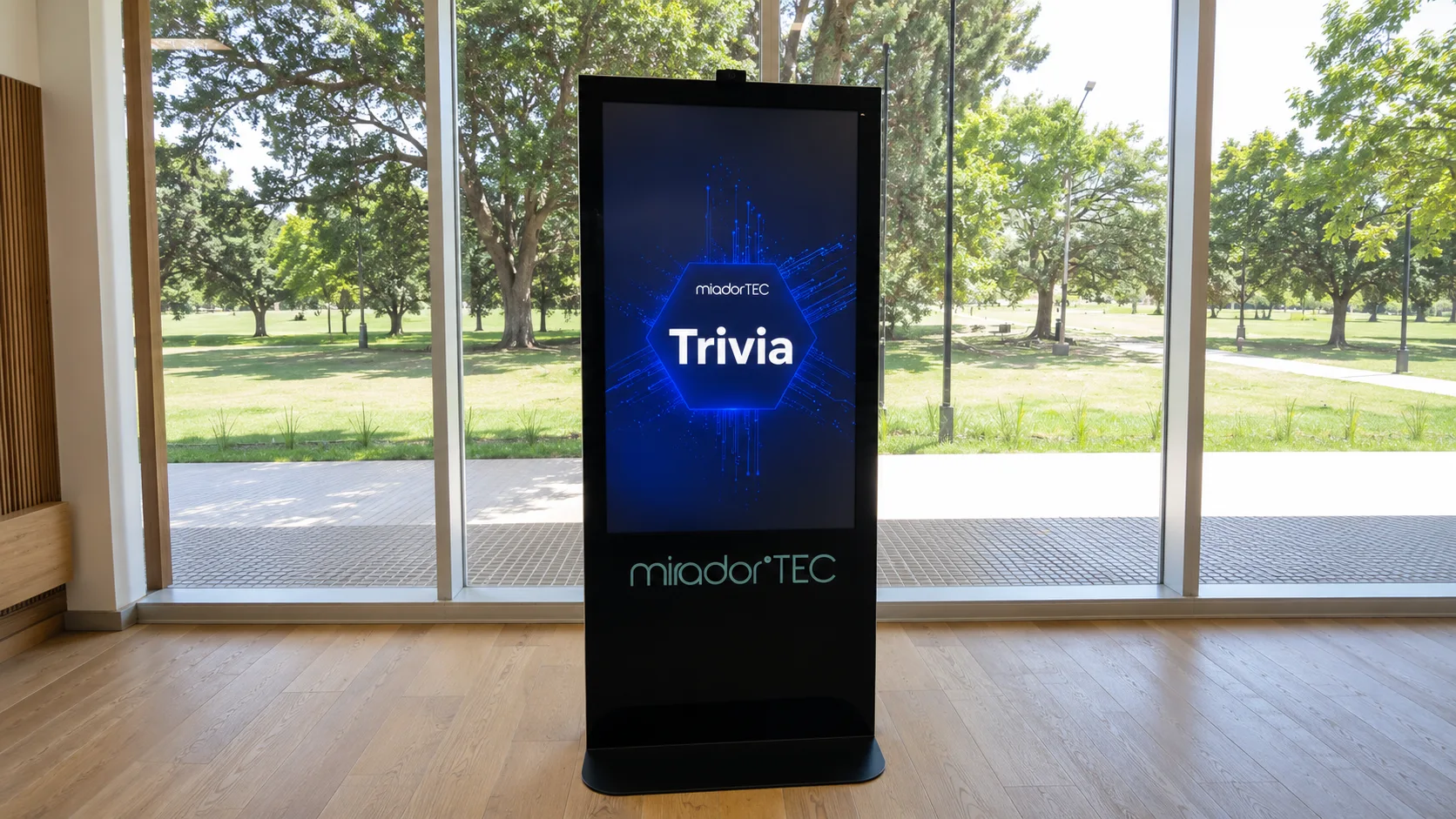 Tótem Touch 55” — Trivia Interactiva