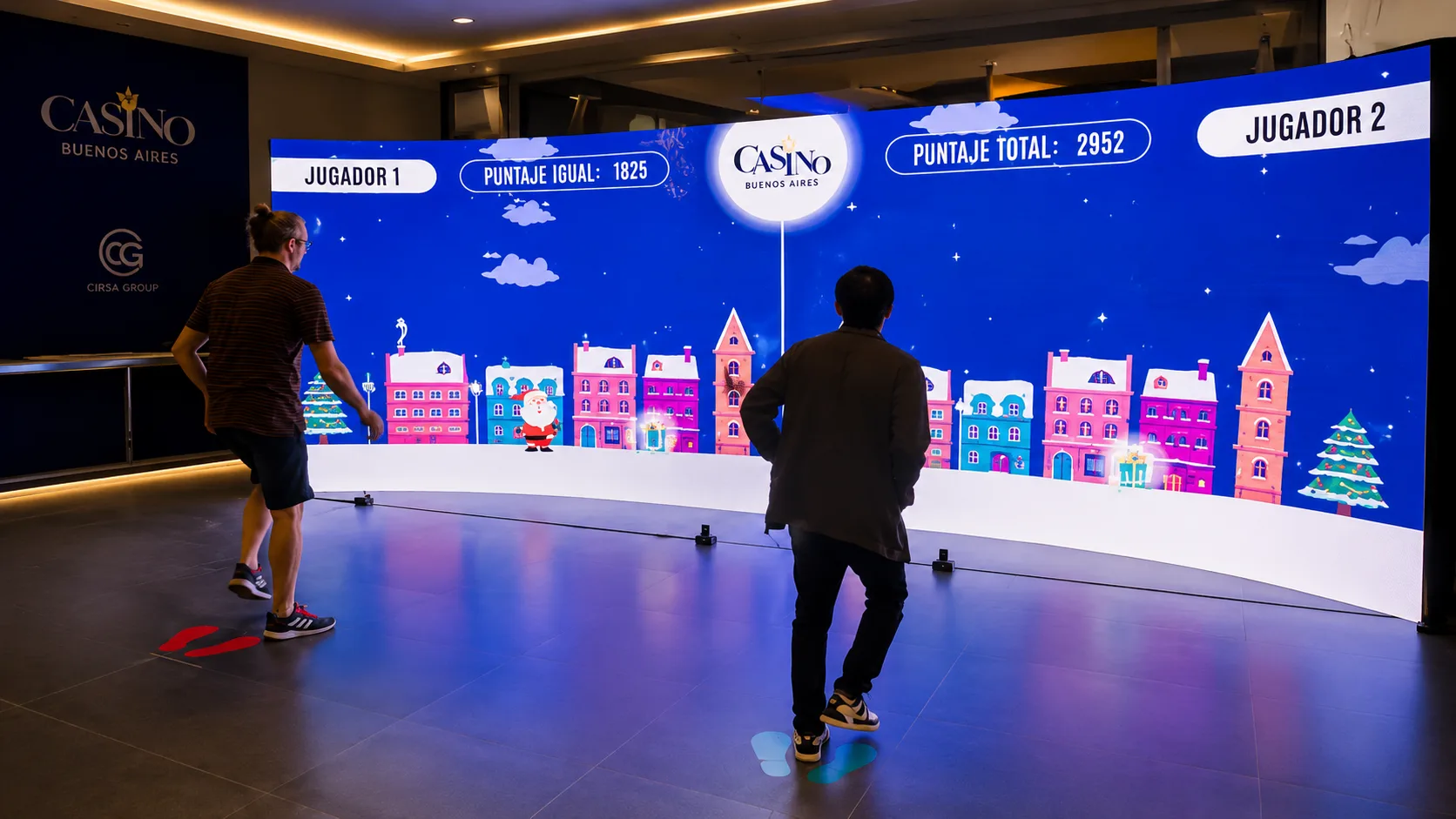 Runner Interactivo — Pantalla LED Inmersiva