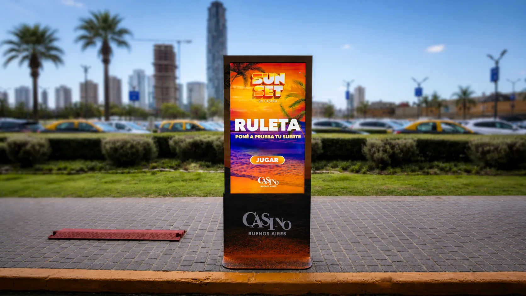 Tótem Touch 55” — Ruleta Digital