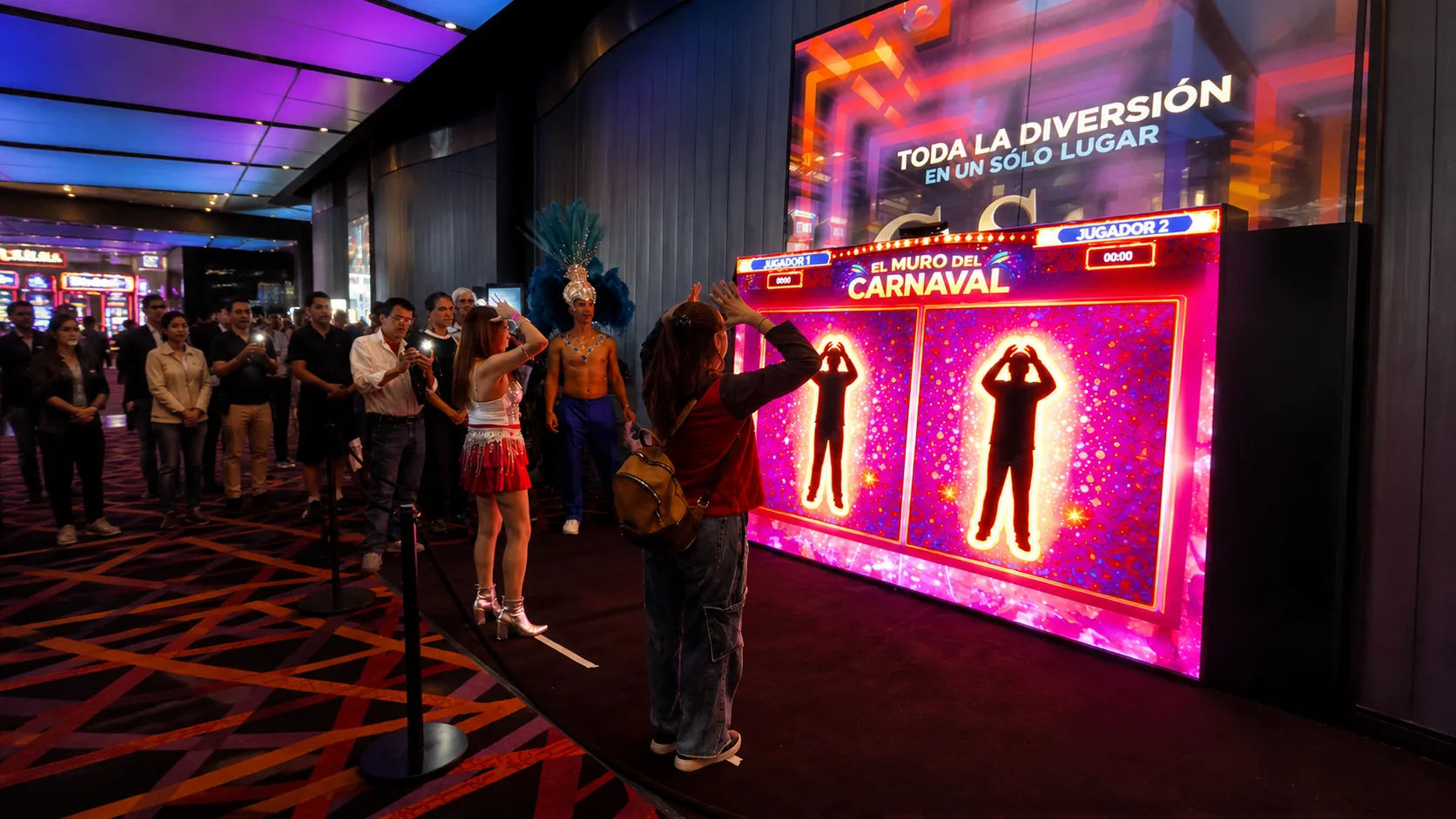 TOTEM PHOTO IA + HOLE IN THE WALL — Casino de Buenos Aires